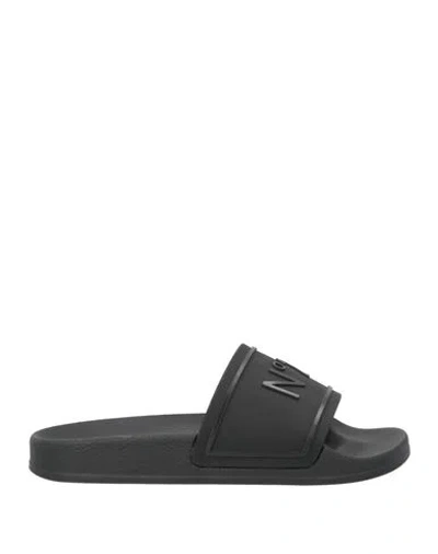 N°21 Woman Sandals Black Size 7 Rubber