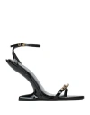 N°21 Woman Sandals Black Size 8 Leather