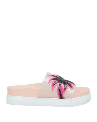 N°21 Woman Sandals Light Pink Size 8 Plastic
