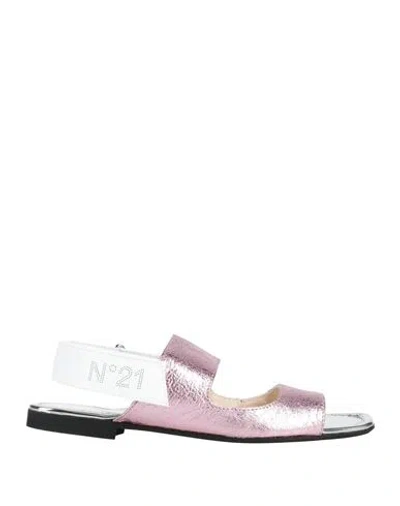 N°21 Woman Sandals Pink Size 8 Leather