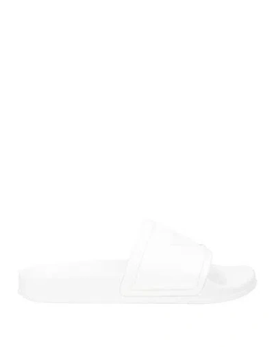 N°21 Woman Sandals White Size 8 Rubber