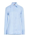 N°21 Woman Shirt Light Blue Size 2 Cotton