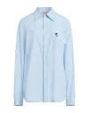N°21 Woman Shirt Sky Blue Size Xl Cotton In Blue
