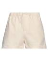 N°21 Woman Shorts & Bermuda Shorts Beige Size 6 Polyester, Wool, Elastane In Beige