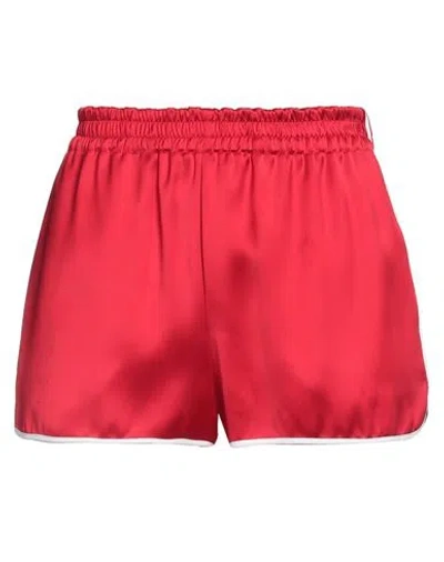 N°21 Woman Shorts & Bermuda Shorts Red Size 8 Viscose