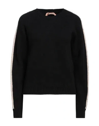 N°21 Woman Sweater Black Size 10 Polyamide, Acrylic, Wool