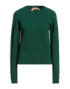 N°21 Woman Sweater Dark Green Size 6 Polyamide, Acrylic, Wool In Green