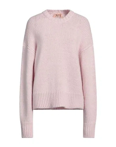N°21 Woman Sweater Pink Size 4 Wool, Acrylic, Alpaca Wool