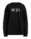 N°21 Woman Sweatshirt Black Size Xl Cotton