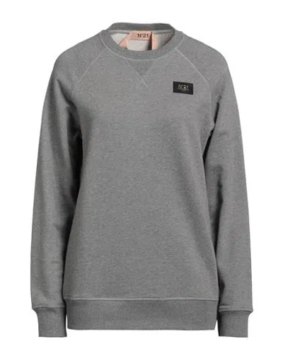 N°21 Woman Sweatshirt Grey Size Xl Cotton