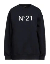 N°21 Woman Sweatshirt Midnight Blue Size Xl Cotton In Blue