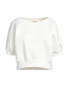 N°21 Woman Sweatshirt Off White Size 8 Cotton