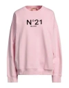 N°21 Woman Sweatshirt Pink Size 10 Cotton In Pink