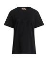 N°21 Woman T-shirt Black Size 8 Cotton In Black
