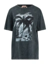 N°21 Woman T-shirt Charcoal Size S Cotton In Grey