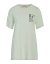 N°21 WOMAN T-SHIRT LIGHT GREEN SIZE 8 COTTON