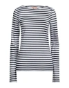 N°21 Woman T-shirt Midnight Blue Size 8 Cotton In Blue
