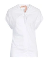 N°21 Woman T-shirt White Size 10 Cotton In White