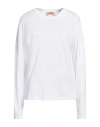 N°21 Woman T-shirt White Size 2 Cotton, Viscose, Polyester In White