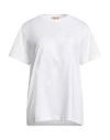 N°21 Woman T-shirt White Size 8 Cotton