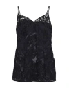 N°21 Woman Top Black Size 8 Cotton, Polyamide, Elastane