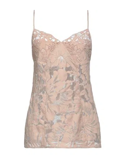 N°21 Woman Top Blush Size 8 Cotton, Polyamide, Elastane In Pink