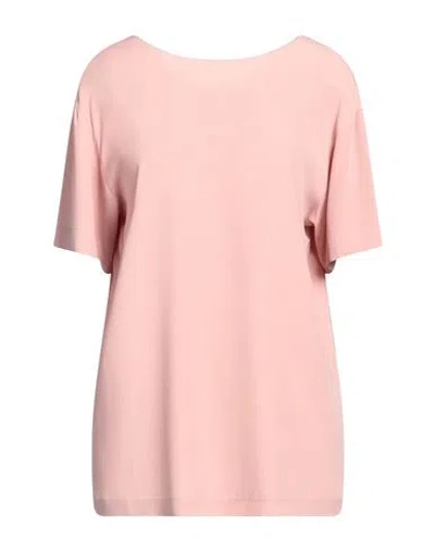 N°21 Woman Top Blush Size 6 Acetate, Silk In Pink
