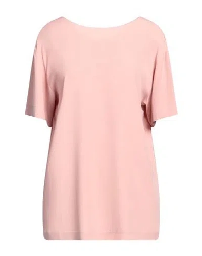 N°21 Woman Top Blush Size 4 Acetate, Silk In Pink