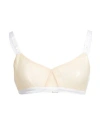N°21 Woman Top Ivory Size L Polyester, Elastane, Polyamide In White