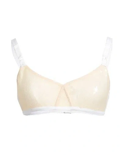 N°21 Woman Top Ivory Size L Polyester, Elastane, Polyamide