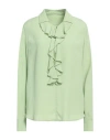 N°21 Woman Top Light Green Size 6 Acetate, Silk