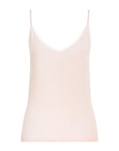 N°21 Woman Top Pink Size 8 Cotton, Polyamide