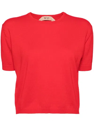 N°21 Wool Top In 红色