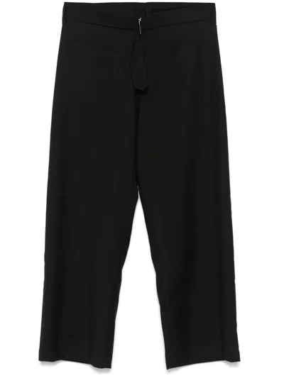N°21 Wool Trousers In Black