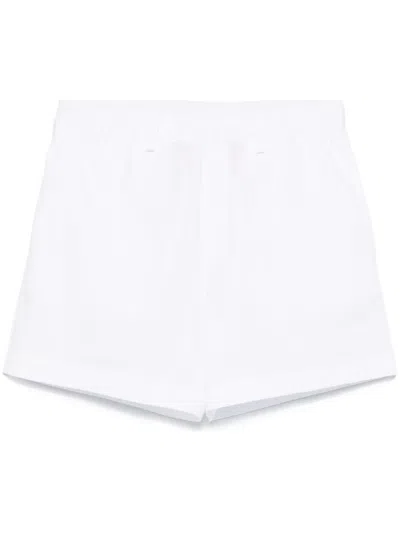 N°21 Woven Bermuda Shorts In White