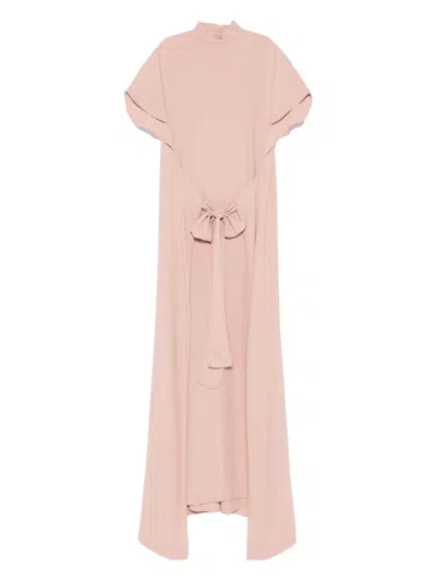 N°21 Wrap Maxi Dress In Pink