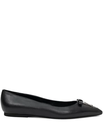 N°21 Zip-detail Ballet Flats