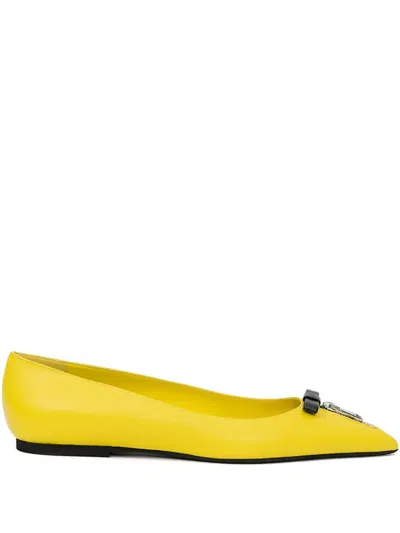 N°21 Zip-detail Ballet Flats