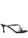 N°21 Woman Sandals Black Size 11 Textile Fibers In Black