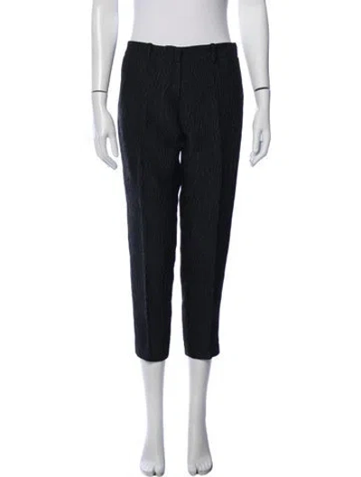 Pre-owned N°21 Acetate Straight Leg Pants In Black