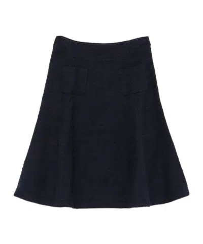 N°21 N21 A-line Midi Skirt In Black