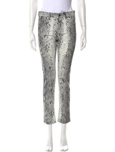 Pre-owned N°21 Animal Print Skinny Leg Pants W/ Tags In Multi