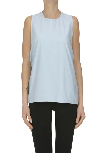 N°21 Back Bow Blouse In Blue