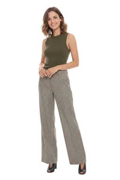 N°21 Beige Regular Flat Front Pants In Multi