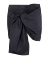 N°21 Mini Skirt With Bow In Blue