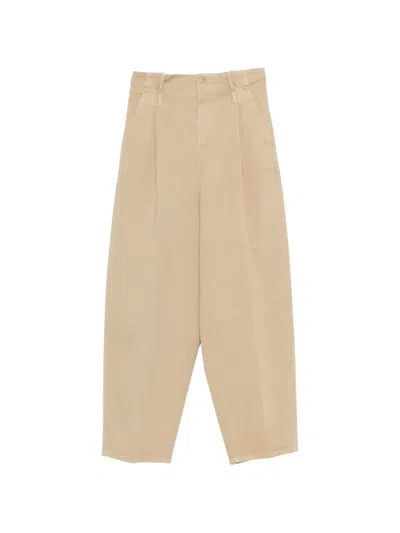 N°21 Belt-loop Pleated Trousers In Neutral