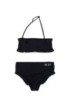 N°21 Ruffled Bikini In Black