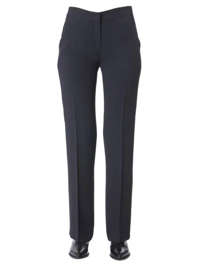 N°21 BLACK STRAIGHT FLAT FRONT PANTS