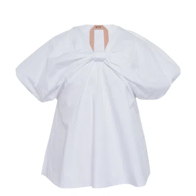 N°21 Blusa Tessuto In White
