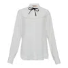 N°21 Bow Ruffles Lace Blouses In Multi